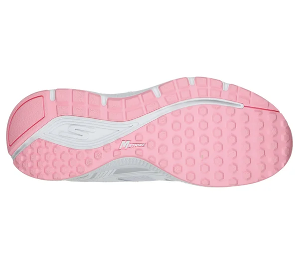 Skechers Women's GOrun Consistent Running Shoes - White/Pink, 6.5