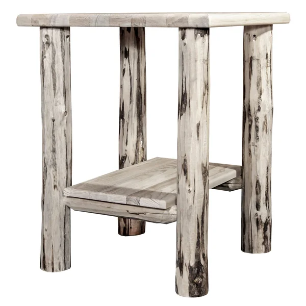 Montana Woodworks MWNSV Nightstand with Shelf - Clear Lacquer