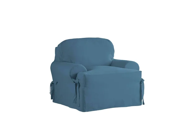 Serta Relaxed Fit Duck Furniture Slipcover for T-Chair - Indigo