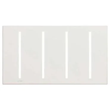 Lutron LWT-GGGG-ST Grafik T, 4 Gang Wallplate, Stone