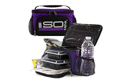Isolator Fitness 2 Meal Isomini Meal Management Bag - Purple/Black