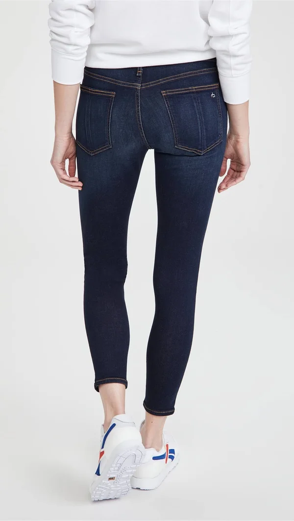 Rag & Bone Cate Mid-Rise Ankle Skinny Jeans - Carmen, Women's, 23
