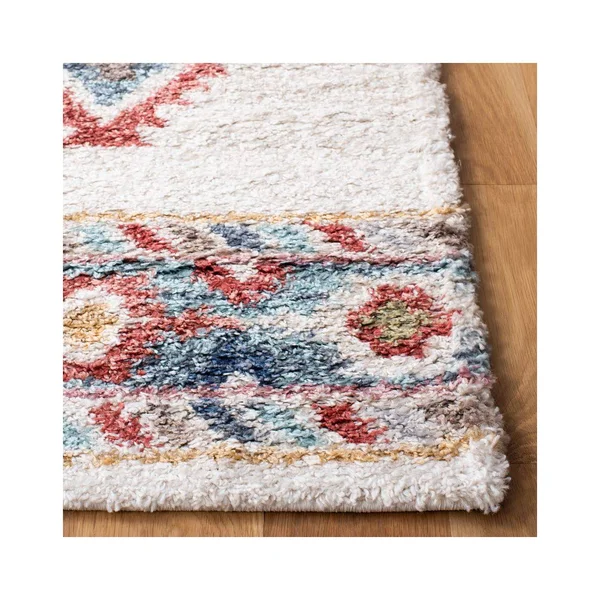 Safavieh Calista Rug Collection CAL142A - Ivory - Blue - 9' x 12'