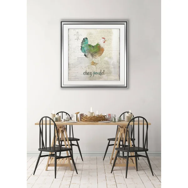 Snowman -Framed Giclee Print - 38 x 38