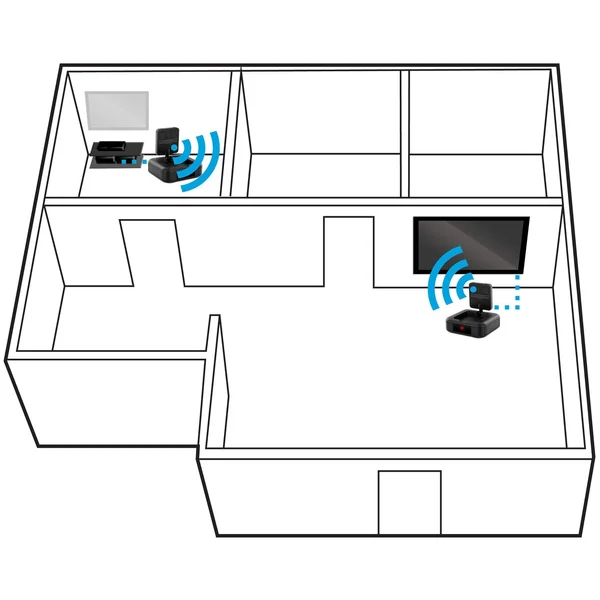 Additional Receiver Only for The Nyrius 5.8 GHz Wireless Audio/Video System