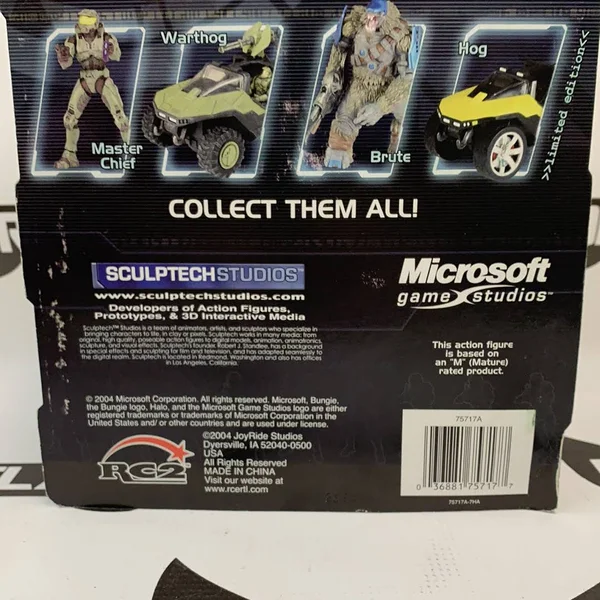 Halo 2 Series 1 Brute Figure (1st Appearance, Mint Card)