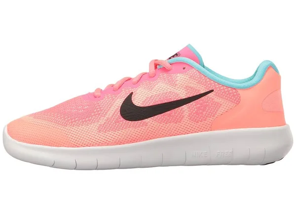 Nike Kids Free RN 2017 (GS) Running Shoe - Pink