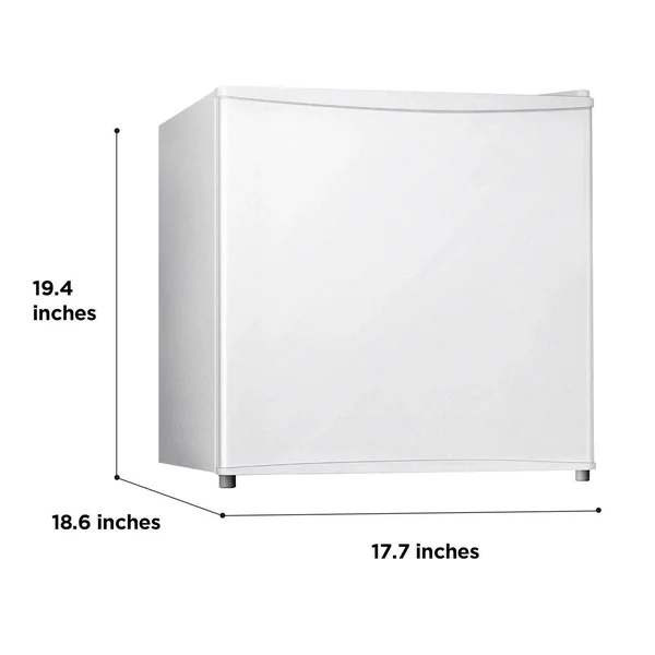 Midea WHS-65LW1 1.6 CF Refrigerator White
