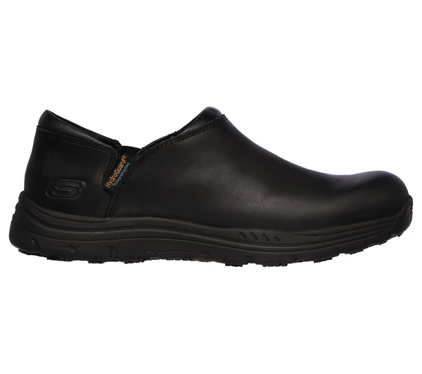Skechers Men's Work Relaxed Fit Ostego Eckington WP SR Shoe, Black