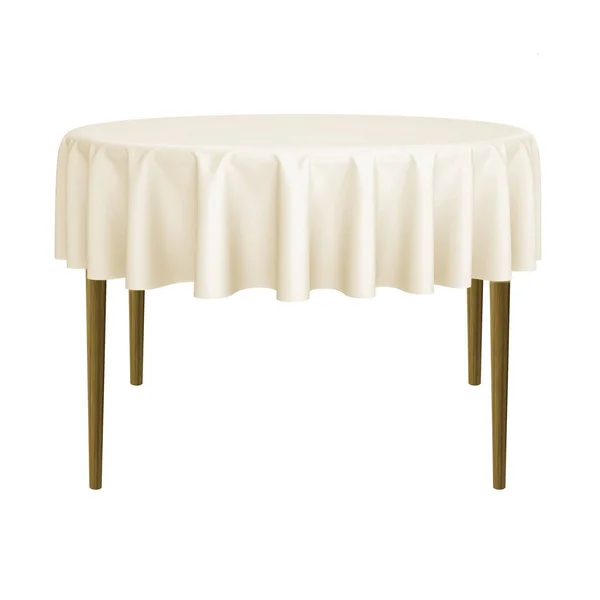 Lann&s Linens - 10 Premium 120x22 Round Tablecloths for Wedding, Banquet, Restaurant - Polyester Fabric Table Cloths - Ivory