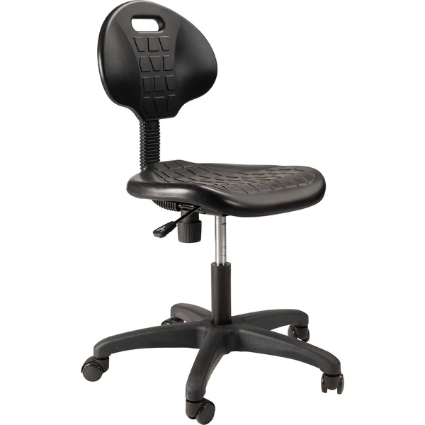 National Public Seating Polyurethane Task Chair, Black