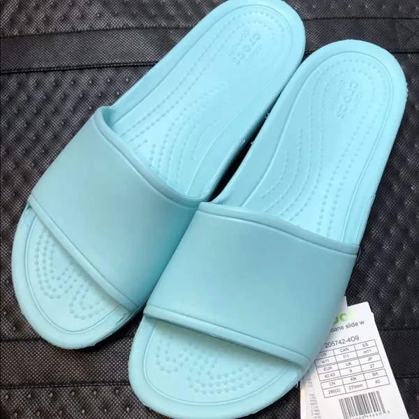 Crocs Women's Sloane Slide Sandals, Size: 11, Blue