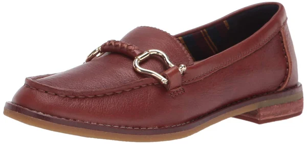 Women's Sperry Seaport Penny Plushwave Shackle Leather Loafer Tan - Size 10M