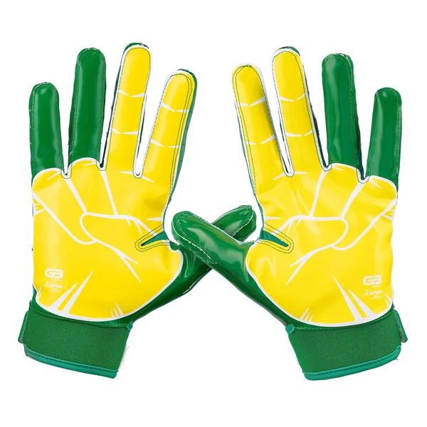Grip Boost Boys Peace - Shaka, Hook &Em Youth Football Gloves Pro Elite - Youth Sizes