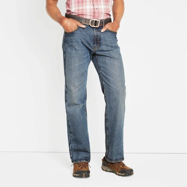 Men's 1856 Stretch Denim Jeans - Shore Wash, Size 40, Orvis