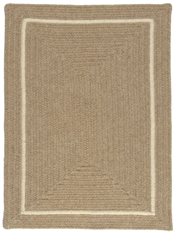 2& x 10& Tortilla Beige and Daisy Beige Reversible Rectangular Area Rug - 34239006