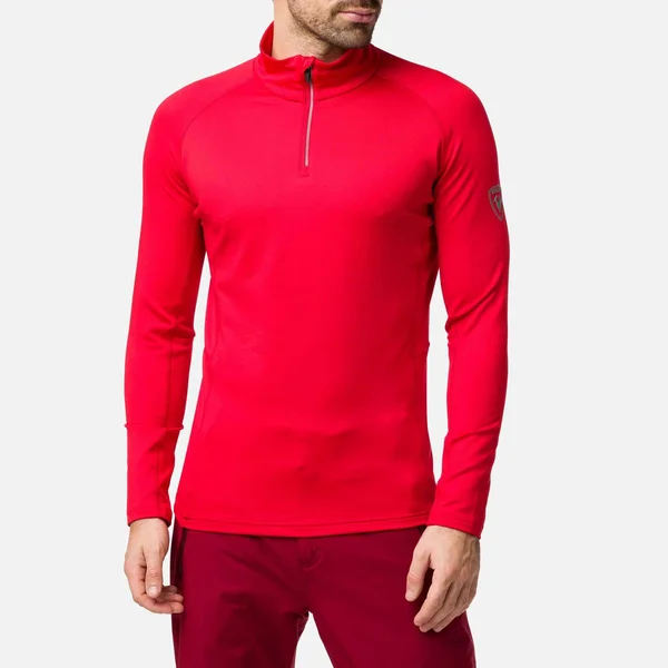 Rossignol Classique 1/2-Zip Mid-Layer Men's - Sports Red, XXL