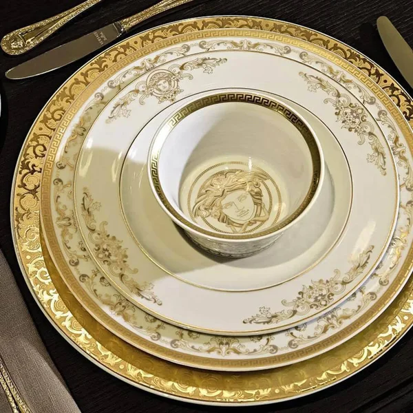 Versace Meets Rosenthal Medusa Gala Gold Mug with Handle