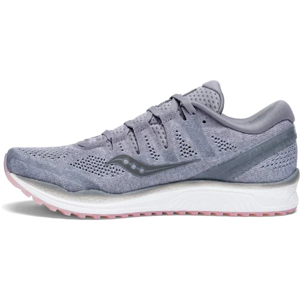 Saucony Freedom ISO 2 Running Shoes - Women's 6 Grey - Peach