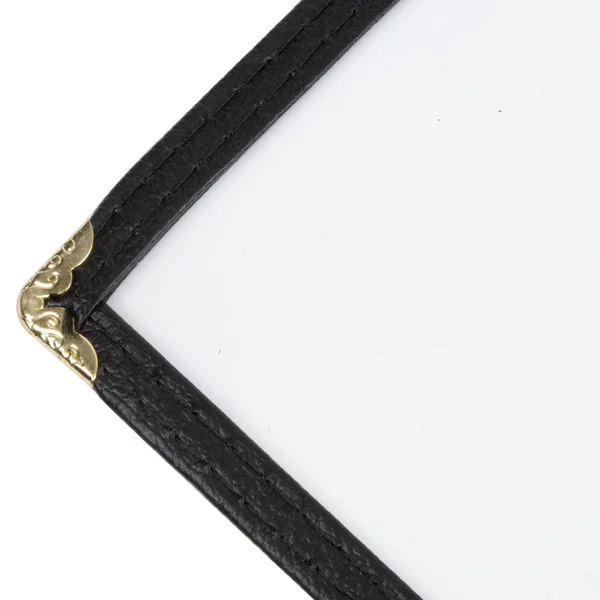 8 1/2x22 x 11x22 Four Pocket Menu Cover - Black