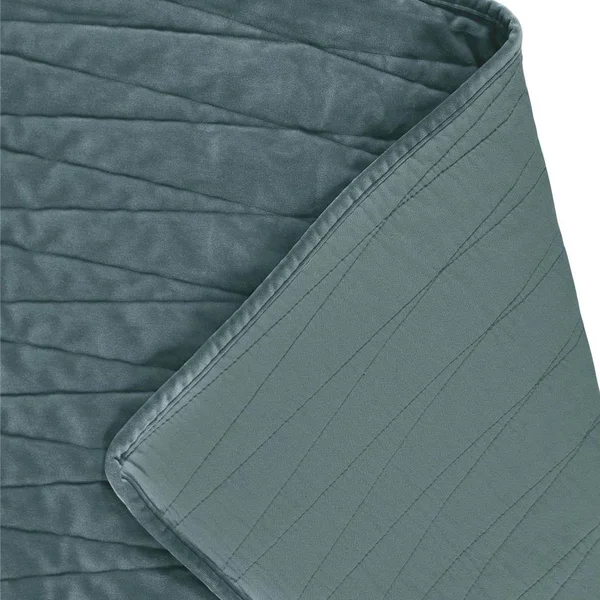 Velvet Quilt Set by Brielle Seafoam - Size King