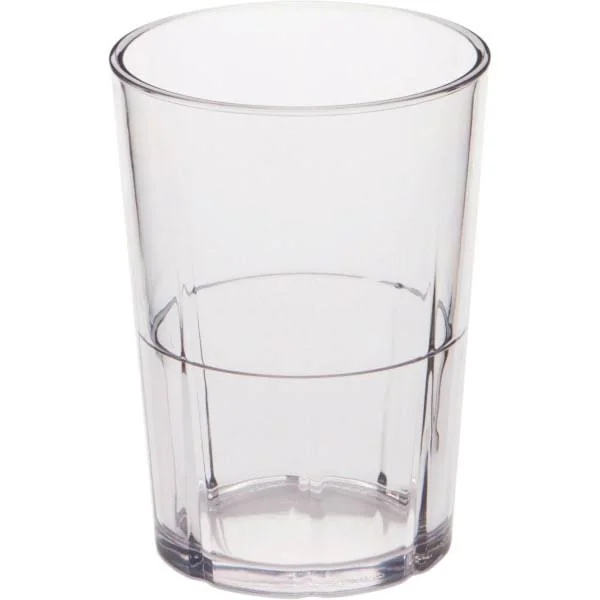 Cambro LDT6152 Lido 6 oz. Clear San Plastic Tumbler - 36/Case