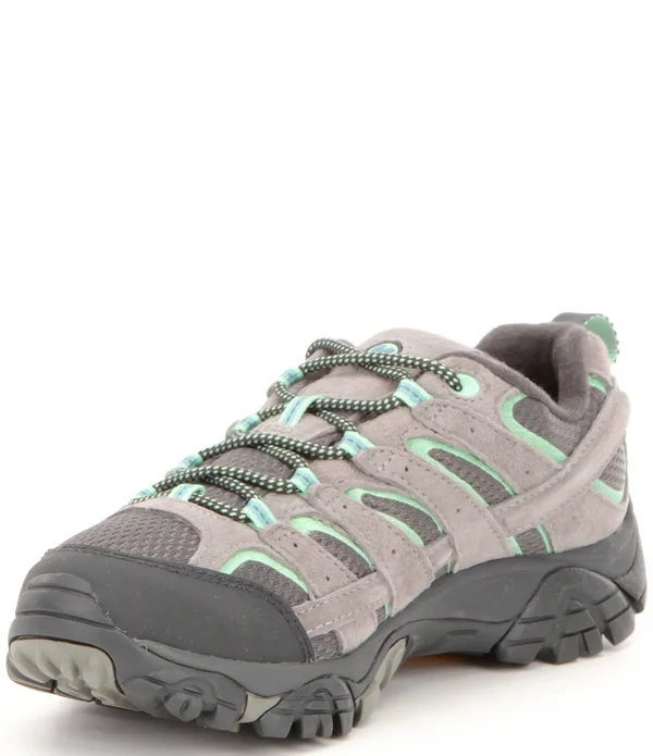 Merrell Moab 2 Waterproof Wide 7.5, Drizzle/Mint (Women's)