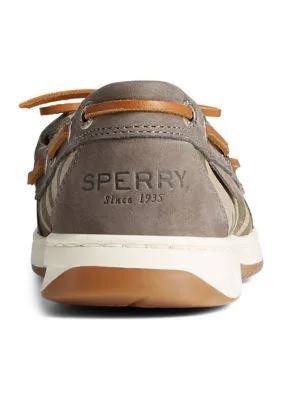 Sperry Women's Angelfish Camo Boat Shoes - Dark Grey - 7.5M