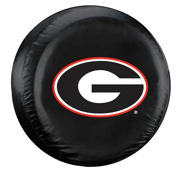 NCAA Georgia Bulldogs Tire COVER - Black, Large