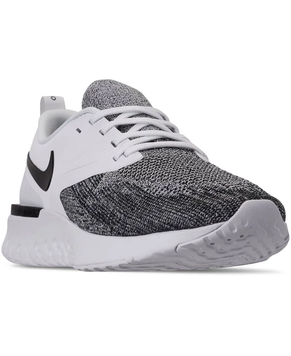 Nike Odyssey React Flyknit 2 (White/Black) Men's Running Shoes