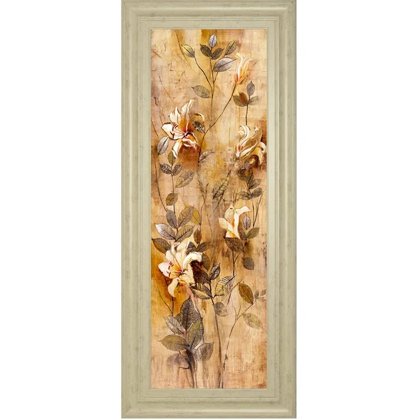 Lillies Framed Print Wall Art 18x22 x 42x22