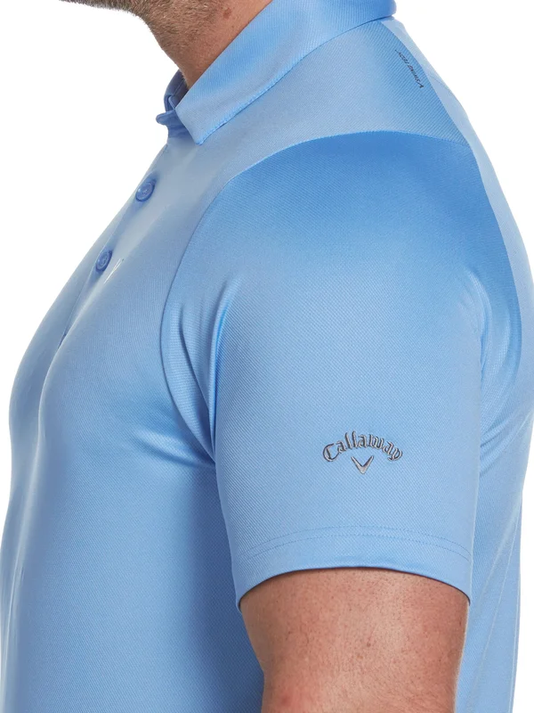 Callaway Men's Big & Tall Solid Swing Tech Polo Shirt, Cornflower Blue, Size 4X, Polyester/Elastane