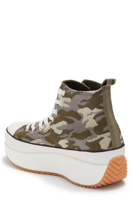 Madden Girl Winnona Women's Platform High-Top Sneakers, Size: 6.5, Green