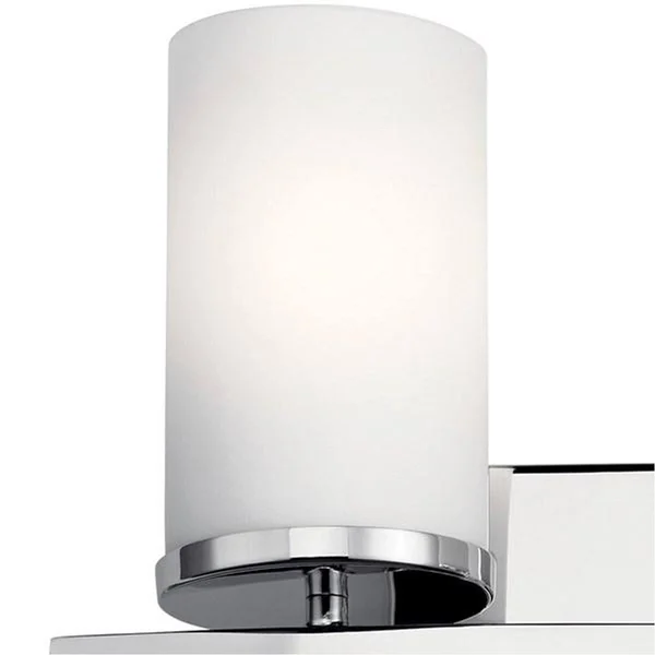 Kichler 45496CH Chrome Crosby 2 Light Bath Light