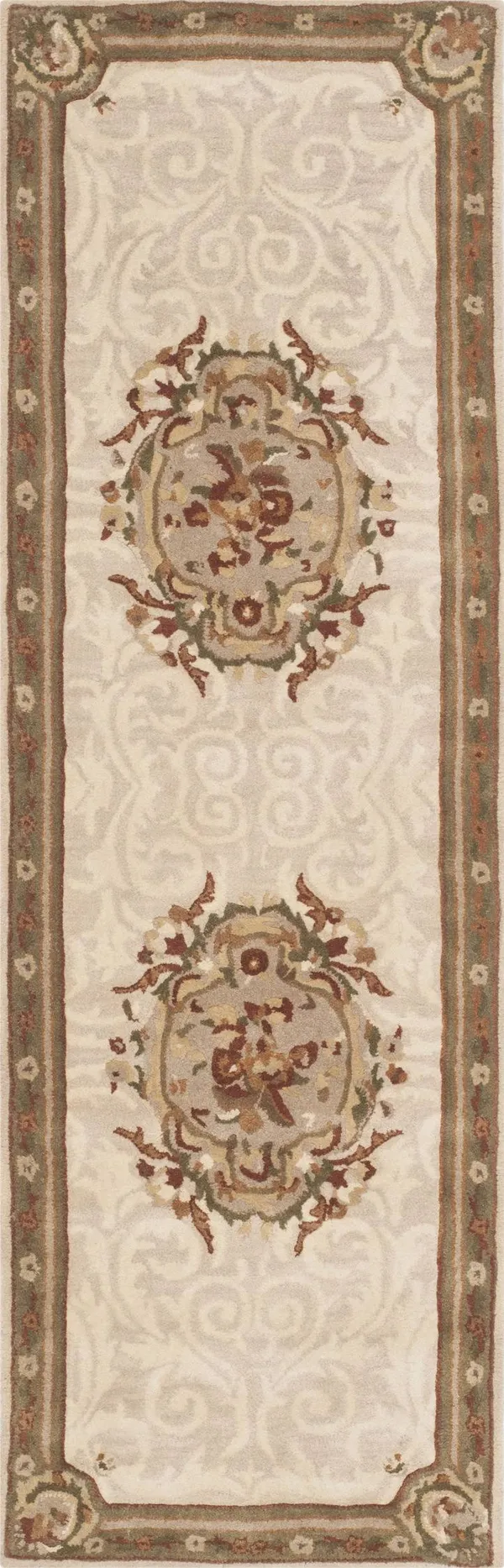Safavieh Empire EM414C 7&6x22 x 9&6x22 Ivory - Light Grey Area Rug