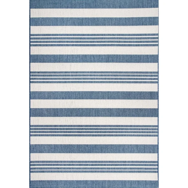 nuLOOM Outdoor Robin Area Rug - Blue, 10x14 ft