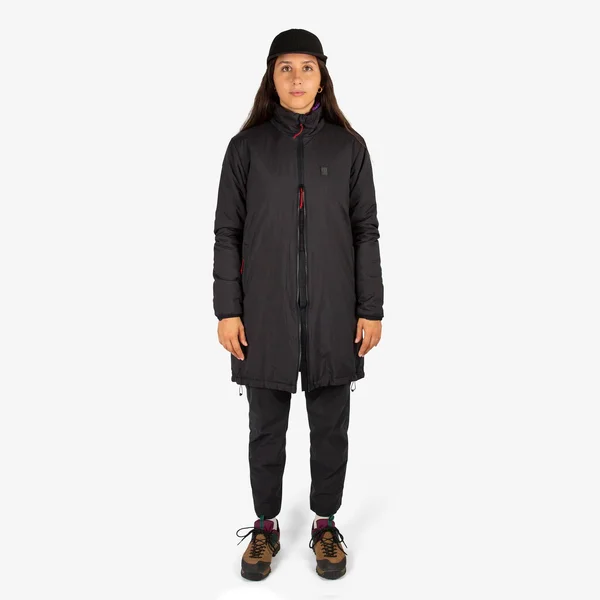 Topo Designs Women's Puffer Parka - Small - Black