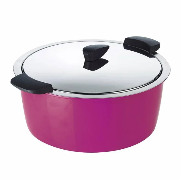 Kuhn Rikon Hotpan Dutch Oven, Stainless Steel, Fuchsia, 4.5 Litre/26 cm