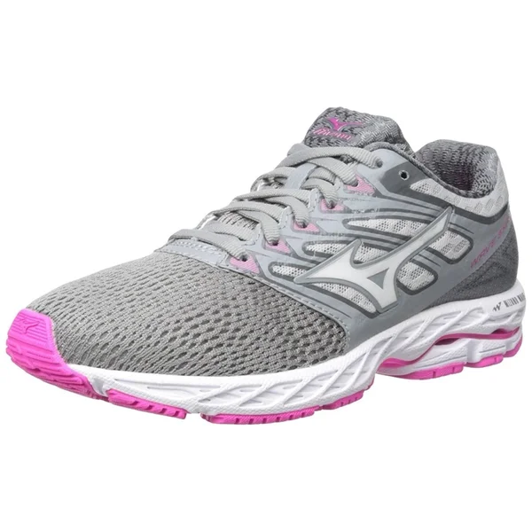 Mizuno Women's Wave Shadow Running Shoe Griffin White