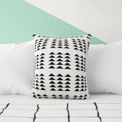 Turn on The Brights Grenada Throw Pillow, White