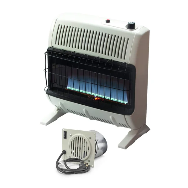 Mr. Heater 30 - 000 BTU Vent Free Blue Flame Natural GAS Heater (1000 sq.ft. Range) with Blower Fan Kit
