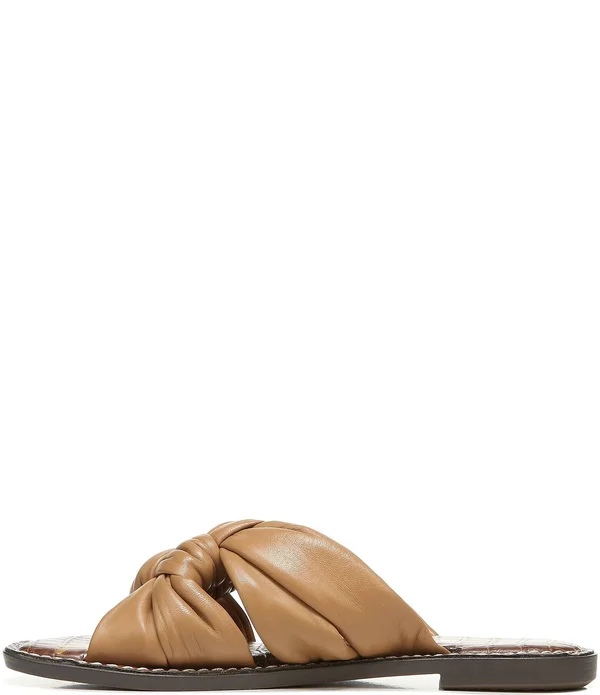 Sam Edelman Garson Knotted Leather Sandals - 9M