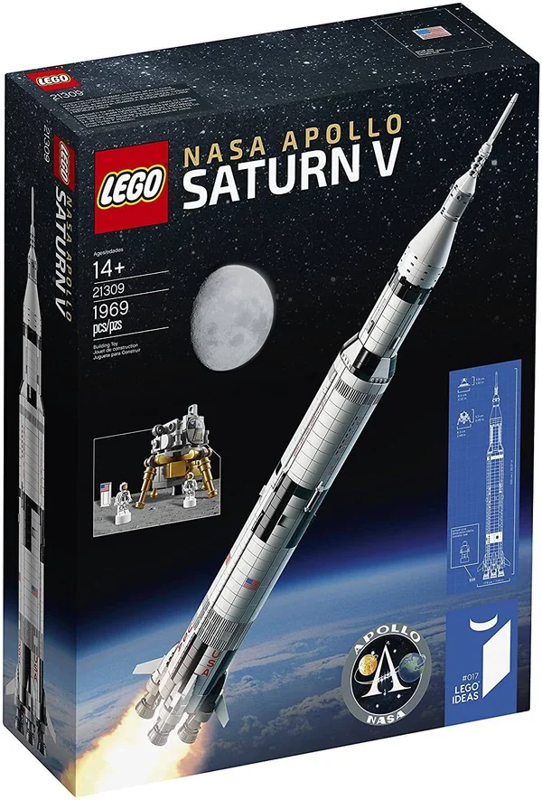 Lego Ideas Nasa Apollo Saturn V 21309 Building Kit New