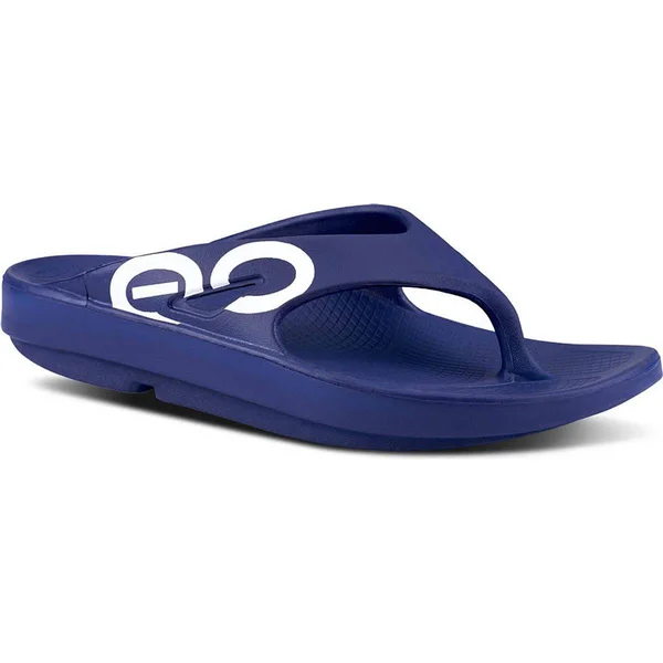 OOFOS OOriginal Sport Thong Matte Navy M6 - W8