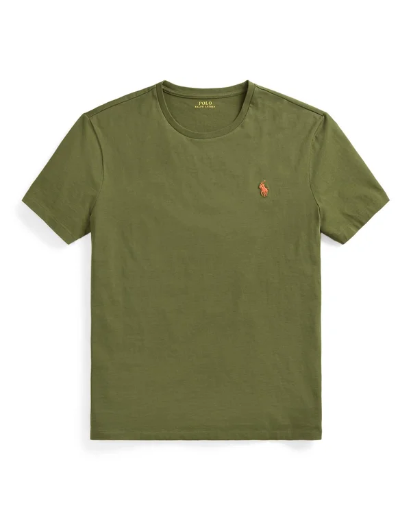 Polo Ralph Lauren Slim Fit Cotton Crewneck T-Shirt, Green