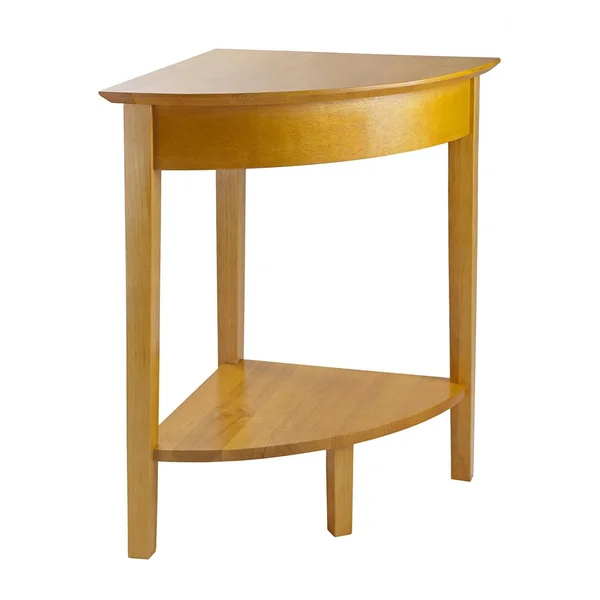 Winsome Wood Corner Desk with Shelf Honey