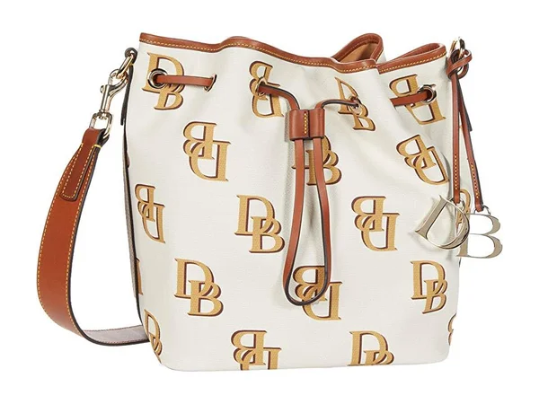 Dooney & Bourke Monogram Drawstring, Beige