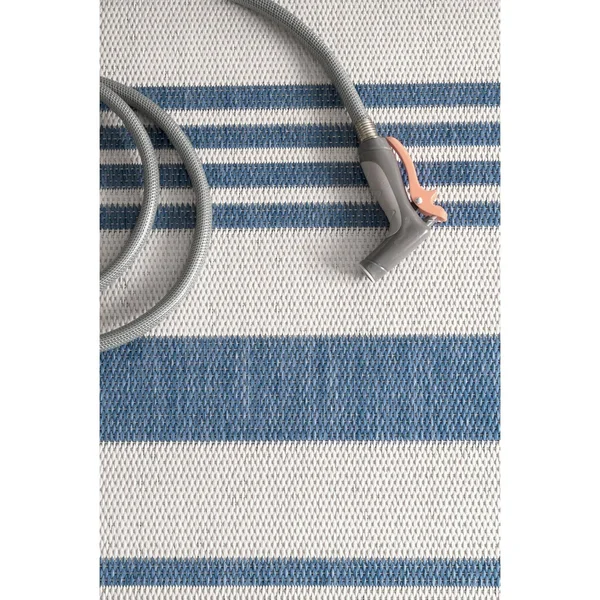 nuLOOM Outdoor Robin Area Rug - Blue, 10x14 ft