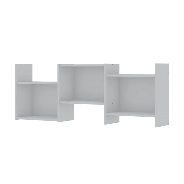 Manhattan Comfort 13PMC1 Hampton Zig-Zag Wall Decor Shelves in White