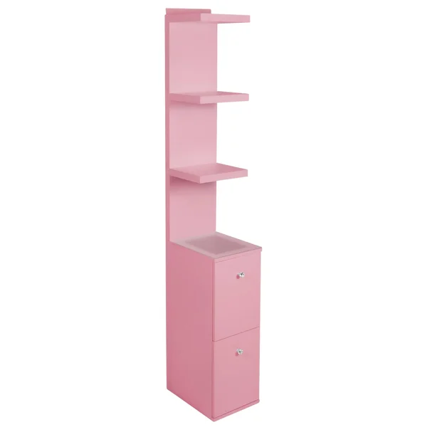 SlayStation Natalie Column with Drawers - Light Pink